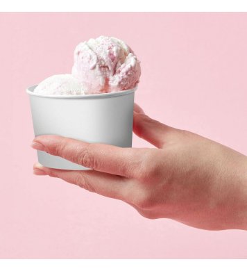 Papírová miska (PAP/PE) bílá 90mm 250ml wimex