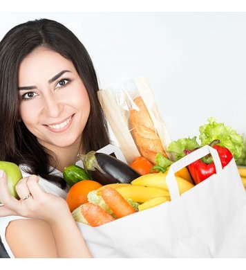 Papírová taška Bílá - 32x16x27cm (50ks) wimex 3