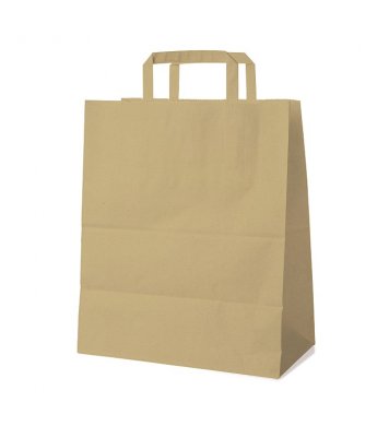 wimex Papírová taška kraft recykl. - 32x16x39cm (250ks)