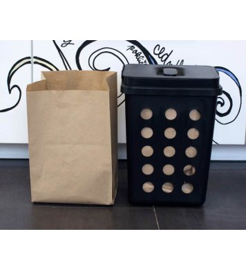 Papírové sáčky na kuchyňský odpad 9l (30ks) Yellow