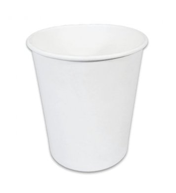 Papírový kelímek bez plastů Bílý 0,35l 90mm (50ks)