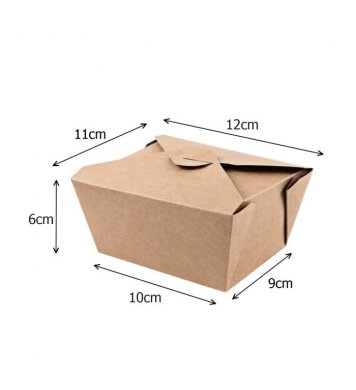 Papírový kraft box 750ml (450ks) celý karton