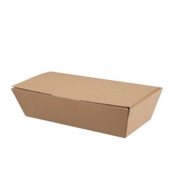 Papírový kraft box na hot dog 25x12x6cm (150ks)