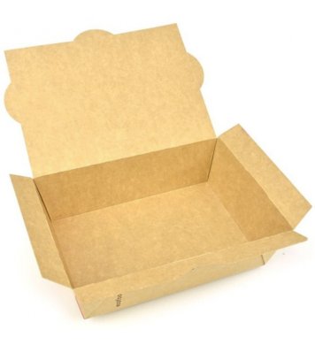 Papírový kraft box na jídlo 1900ml klasik (25ks)