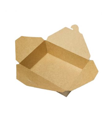 Bio papírový menu box na jídlo hnědý 1800ml