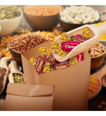 Papírový kraft sáček s bočním skladem 14 7x29cm (100ks)