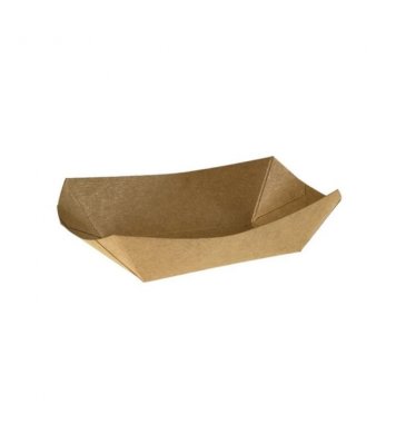 Papírový kraft tácek 13.7x10x3.5cm (250ks) 1