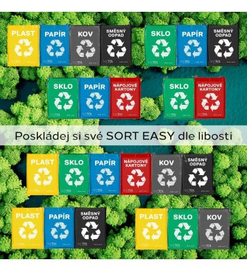 Pevné tašky na tříděný odpad