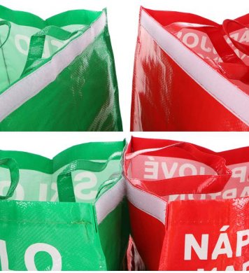 ašky na tříděný odpad - kov, plasty, papír, sklo Sixtol