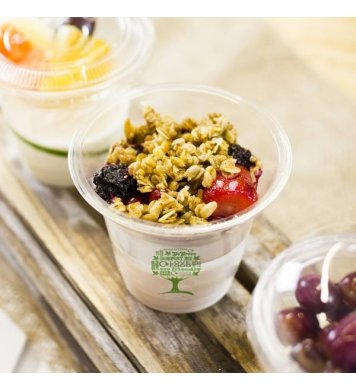 PLA Kelímek 340ml (green tree) z bioplastu (50ks)