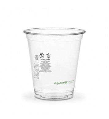 PLA Kelímek 340ml ⌀96mm z bioplastu (50ks) Vegware