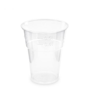 PLA Kelímek 500ml ⌀102mm z bioplastu (50ks)
