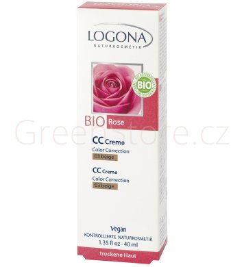 CC Krém Bio Růže No.03 béžová 40ml Logona