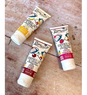 Zdravá přírodní bio dětská pasta zubní jahoda