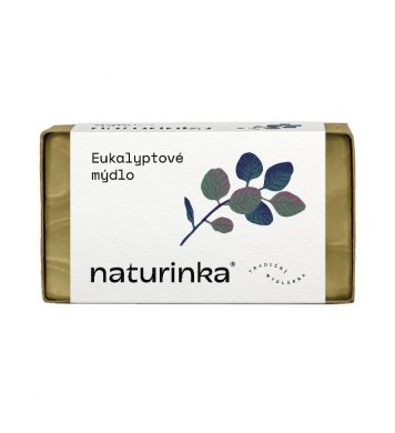 Přírodní tuhé eukalyptové mýdlo 110g Naturinka - sleva