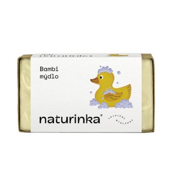 Přírodní tuhé mýdlo pro děti Bambi 110g Naturinka