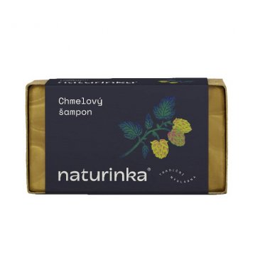 Přírodní tuhý chmelový šampon 110g Naturinka - sleva
