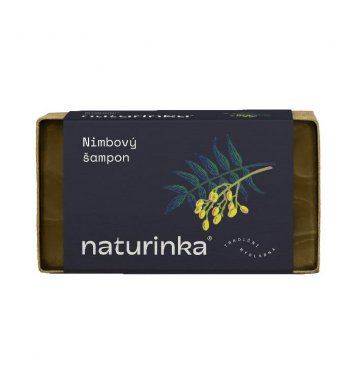 Přírodní tuhý nimbový šampon 110g Naturinka