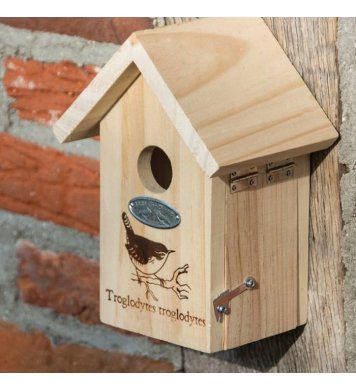 Zahradní dřevěná ptačí budka pro malé ptáky