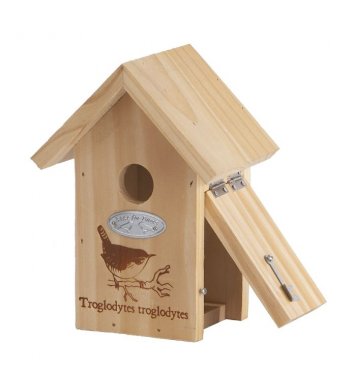 Zahradní dřevěná ptačí budka pro malé ptáky