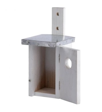 Ptačí budka pro střízlíky - otvor 3cm - bílá Esschert Design 2