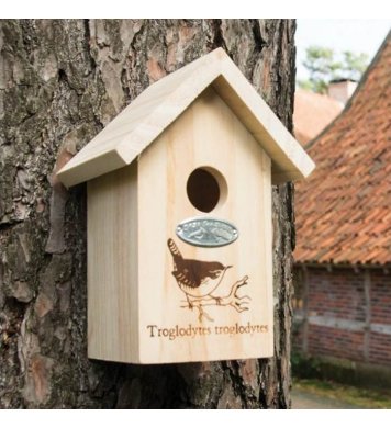 Dřevěná budka pro ptáky