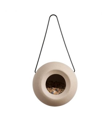 Ptačí keramické krmítko Lisa - Béžová pro ptáky