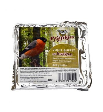 Ptačí koláč s hmyzem 300g Pfiffikus