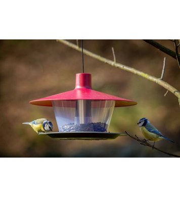 kvalitní plastové Ptačí krmítko Finch - vínová Plastia