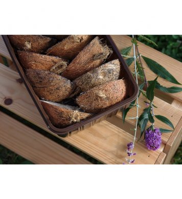 Ptačí krmítko kokos s náplní s moučnými červy - 10ks Suet To Go 6