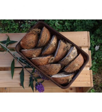 Ptačí krmítko kokos s náplní s moučnými červy - 10ks Suet To Go 2