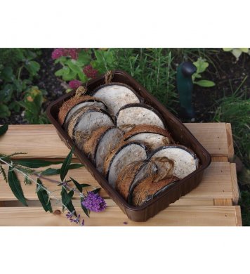 Ptačí krmítko kokos s náplní s moučnými červy - 10ks Suet To Go 5