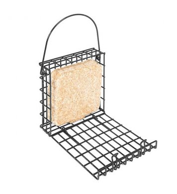 železné drátěné Ptačí krmítko na 1 blok koláč Schwegler