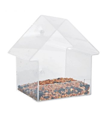 Ptačí krmítko na okno s přísavkami Esschert Design 2