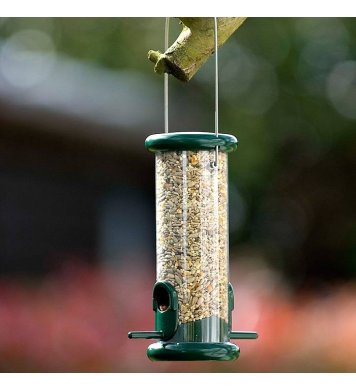 Krmítko na zavěšení pro ptáky se zásobníkem the one