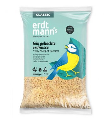 Ptačí pochoutka - sekané arašídy 2,5kg Erdtmanns