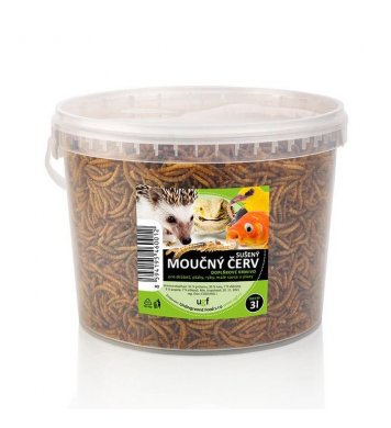 Ptačí pochoutka - sušení mouční červi 3l (460g)