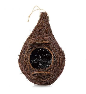 Přírodní polobudka z proutí