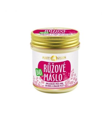 Purity Vision Růžové tělové máslo BIO 120ml
