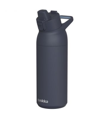 Quokka Nerezová láhev s pítkem Tide 700ml - černá