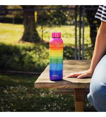 Quokka Nerezová láhev Solid 630ml - Rainbow 1