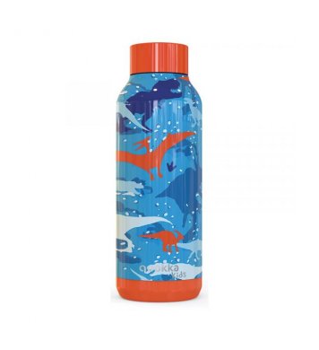 Quokka Nerezová láhev Solid Kids 510ml - dinosaur