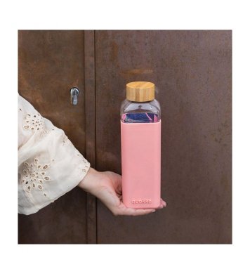 Quokka Skleněná láhev na vodu Storm 700ml - forest