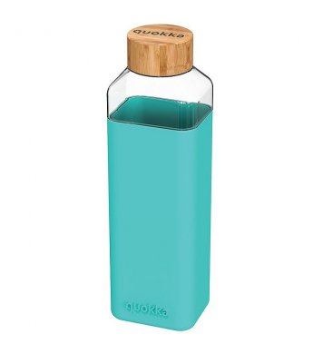 Quokka Skleněná láhev na vodu Storm 700ml - teal