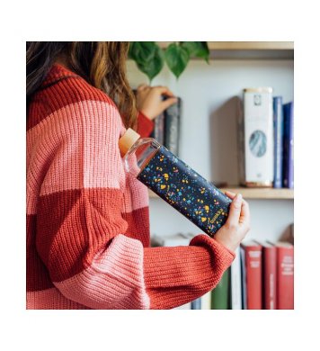 Quokka Skleněná láhev na vodu Storm 700ml - terrazzo