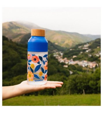 Quokka Tritanová láhev Ice 570ml - summer garden