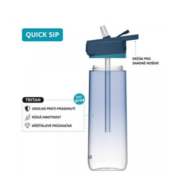 Quokka Tritanová láhev Quick Sip 830ml - Tropicool 4