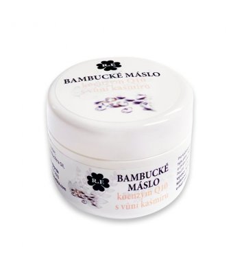 RaE Bambucké tělové máslo s koenzymem Q10 s vůní kašmíru 30ml