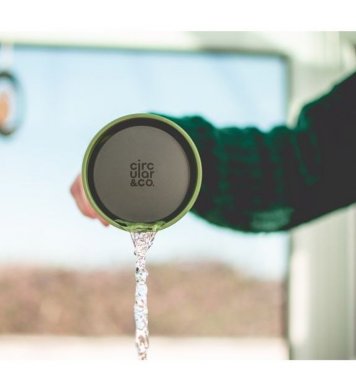 rCUP Kelímek 227ml - černá, žlutá circular cup 5