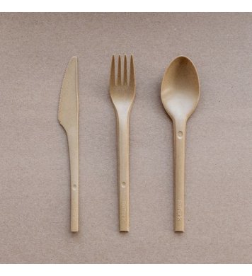 Refork EKO vidlička a nůž z bio materiálu 17cm (50ks) 3